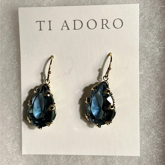 Ti Adoro Blue Lennon Drop Earrings - Picture 2 of 8